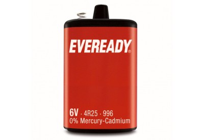 Eveready 6V/4R25/996 Lantern Battery